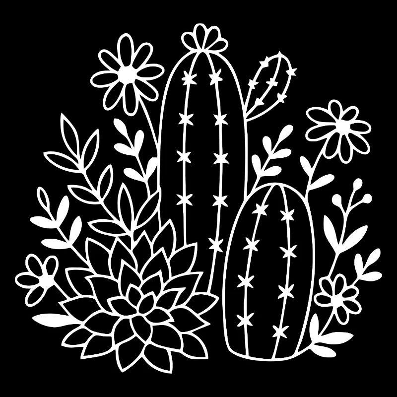 Fleurs de jardin du désert