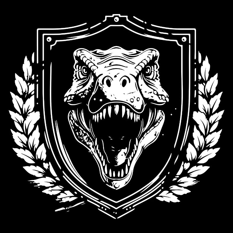 Blason du bouclier T-rex