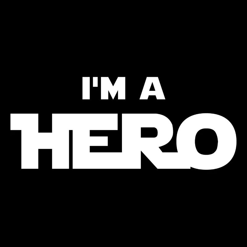 Ich bin ein Held (weiß)
