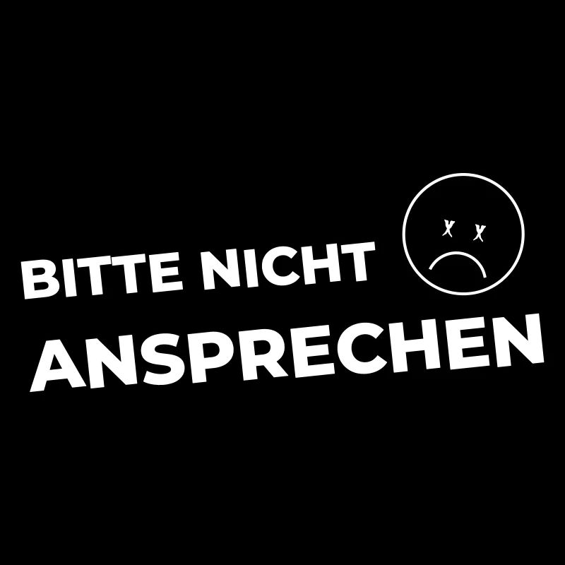 Bitte nicht ansprechen