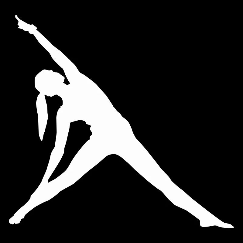 Danseur de silhouette étirée