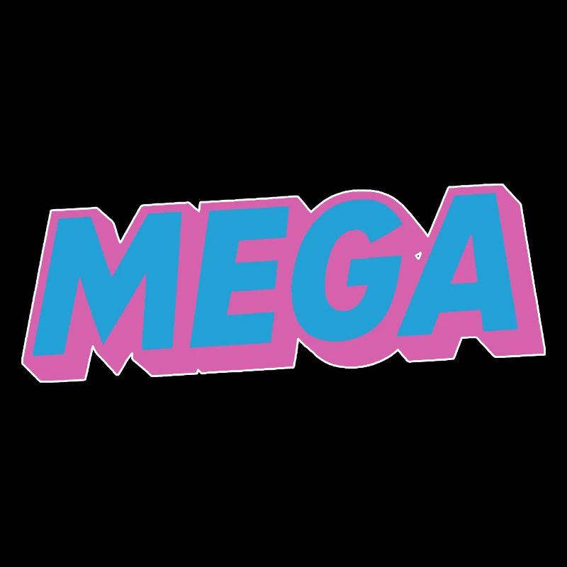 Mega lettering oldschoo retro 90s 80s