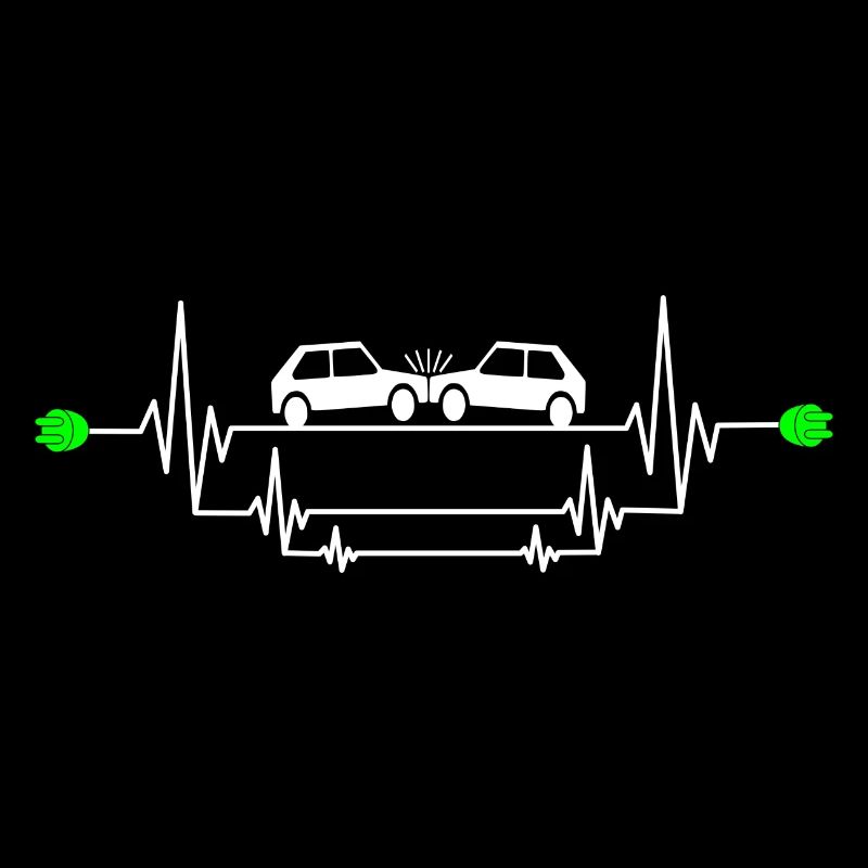 Dangerous e-car accident
