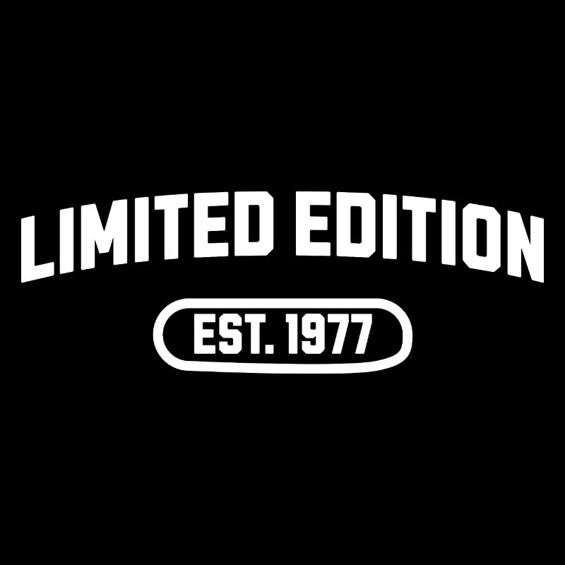Limited Edition 1977 Geburtstag