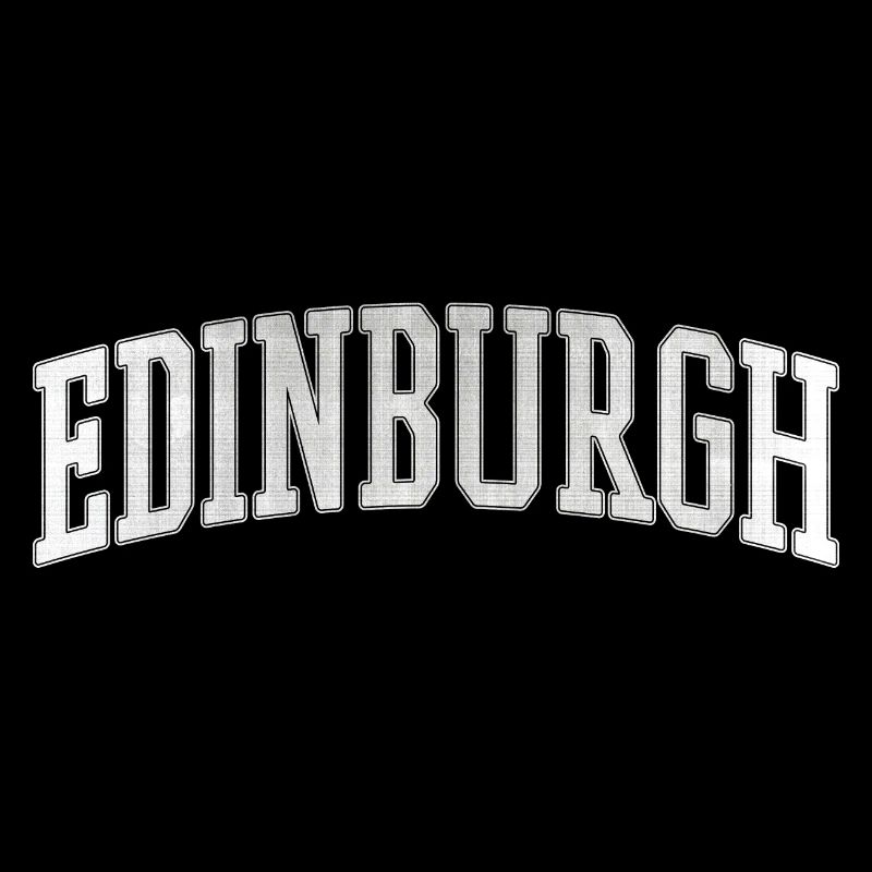 Edinburgh Varsity Bogen Schrift