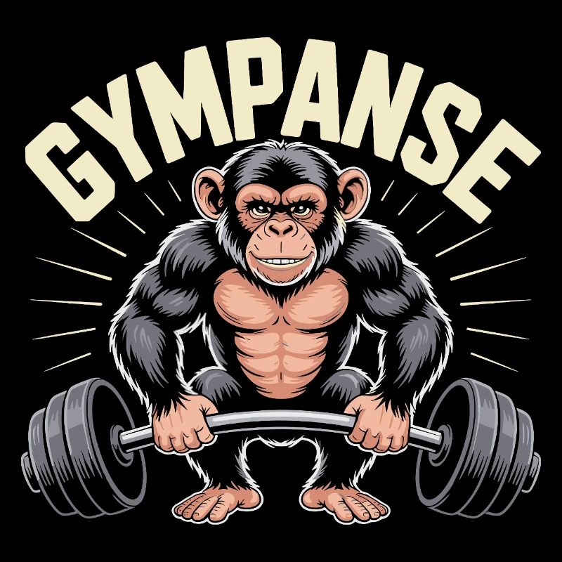 Gymchimp Strength Training Motif