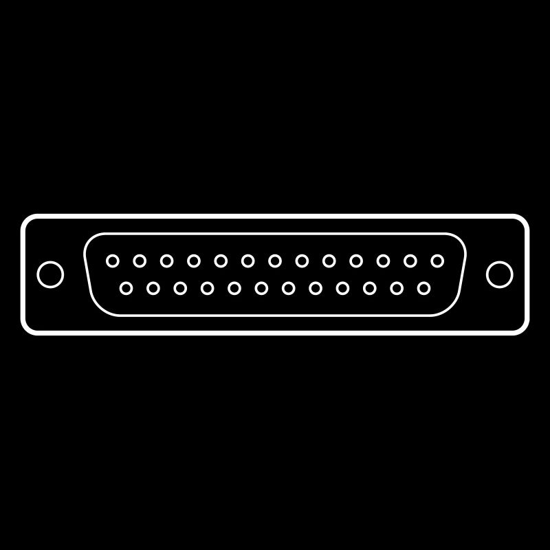 DB 25 Connector Parallel, Drucker