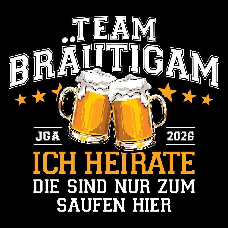 Bachelor Party 2026 Team Groom I'm Marrying - Drinking Beer
