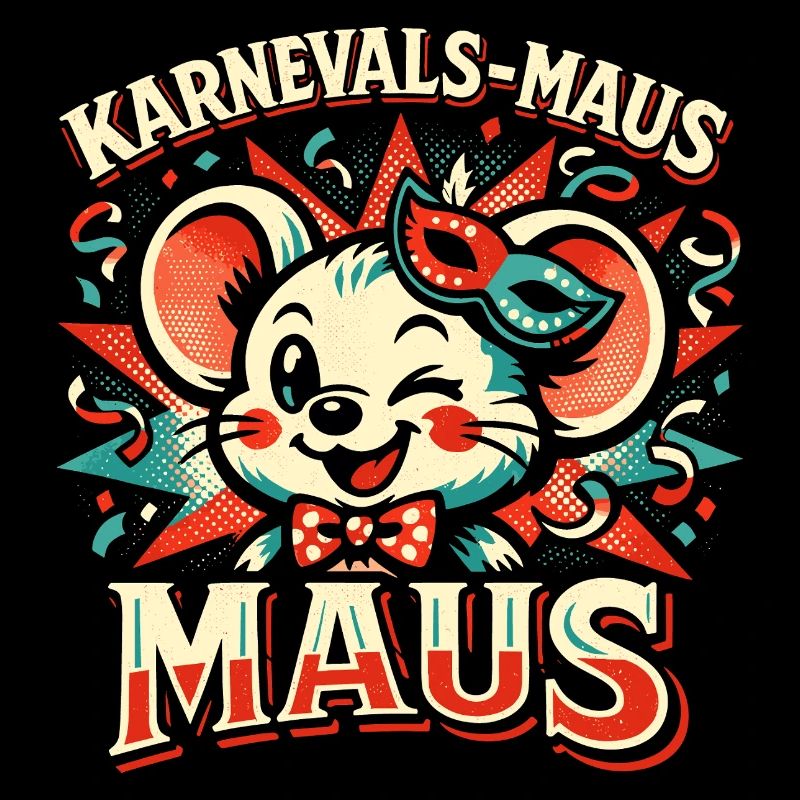 Karnevalsmaus Kostüm Damen Lustig Fasching 