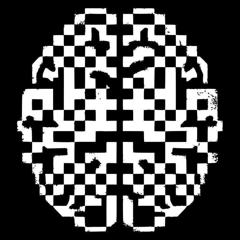 Brain Pixel Art Anatomy