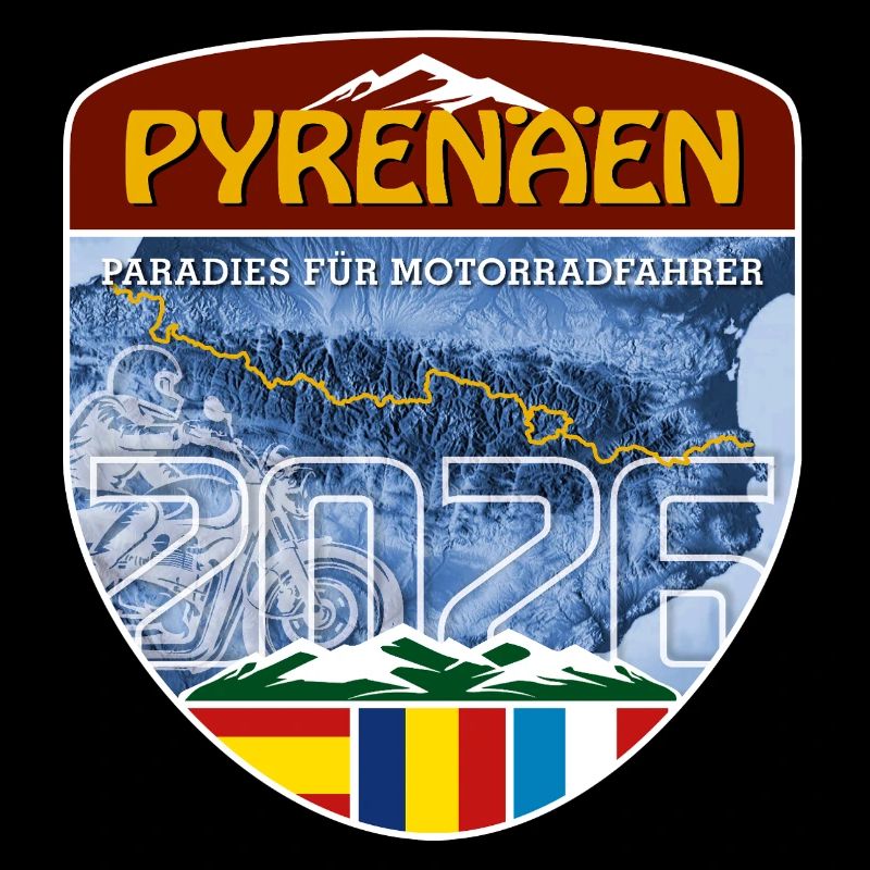 Pyrenäen 2026 | DE | Sticker