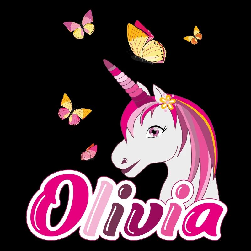 Olivia Einhorn mit Schmetterlingen