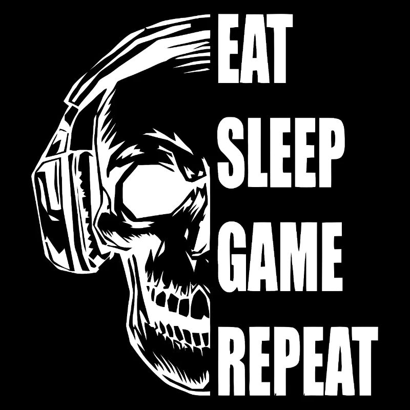 Crâne avec casque Citation de jeu