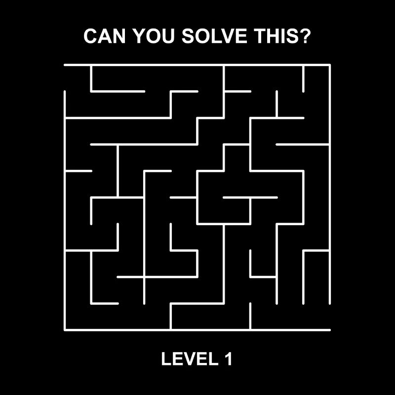 Maze Puzzle Challenge – Can You Solve This? Level1