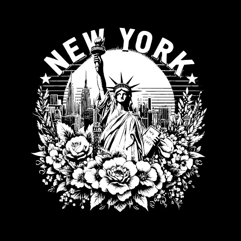 NEW YORK Design avec la Statue de la Liberté