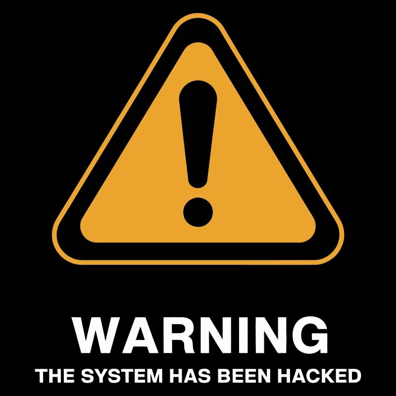 Hacked System Warning Icon