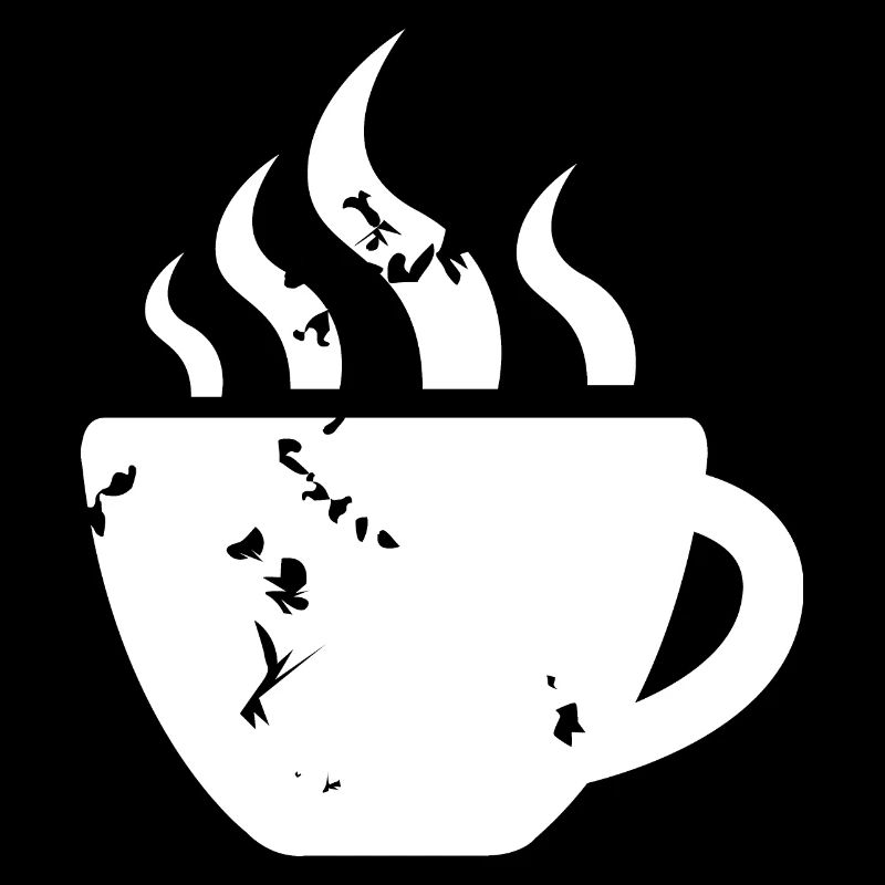 Kaffee Kaffeetasse retro vintage Cafe Symbol icon