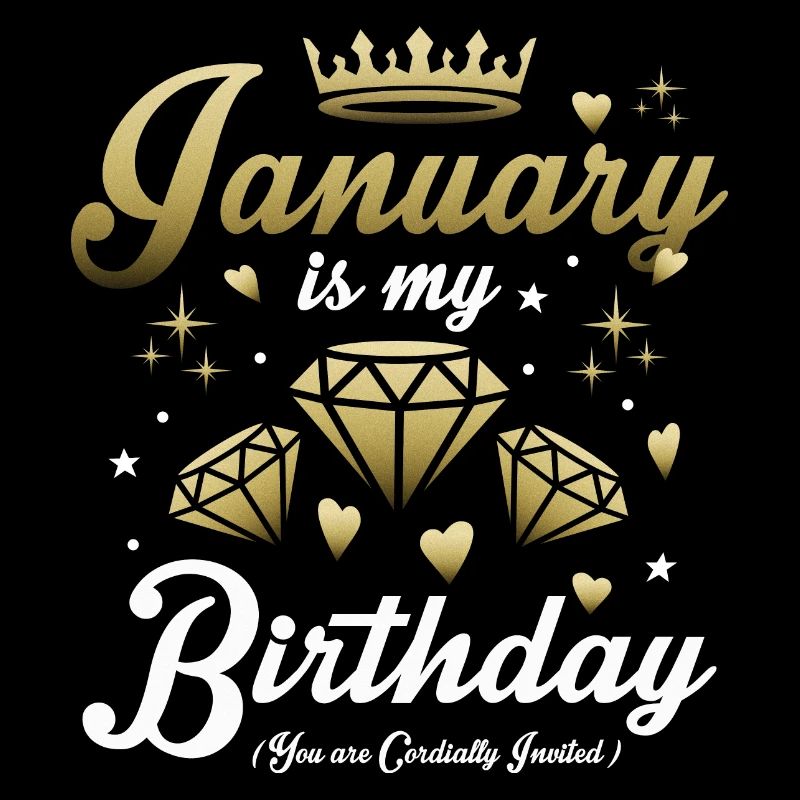 Januar Geburtstags Kind