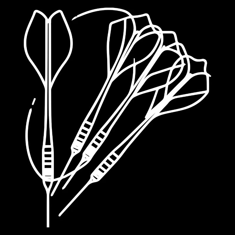 Dessin de fléchettes