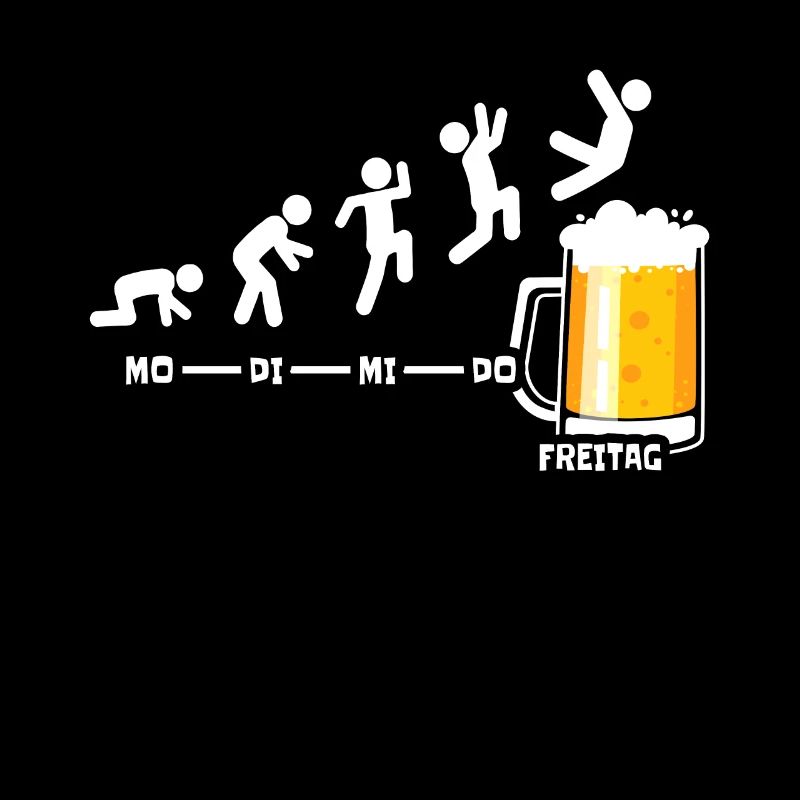 Bier Woche Freitag Wochenende Cooles Bier Geschenk