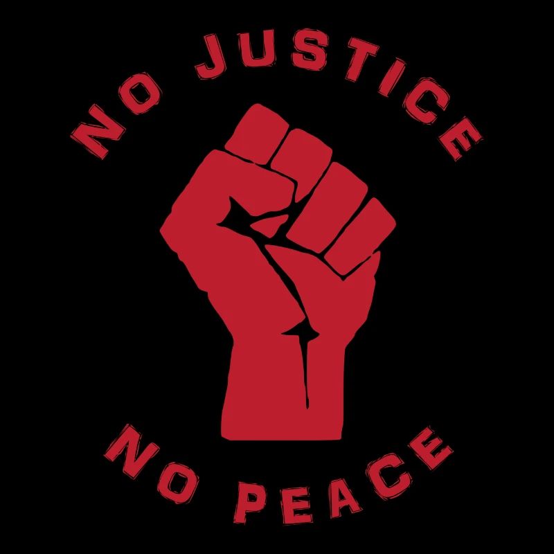 no justice no peace design gift idea
