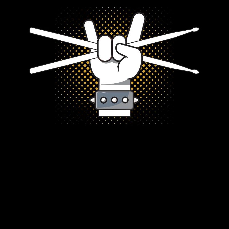 Drummer drummer - rock and roll fist sticks