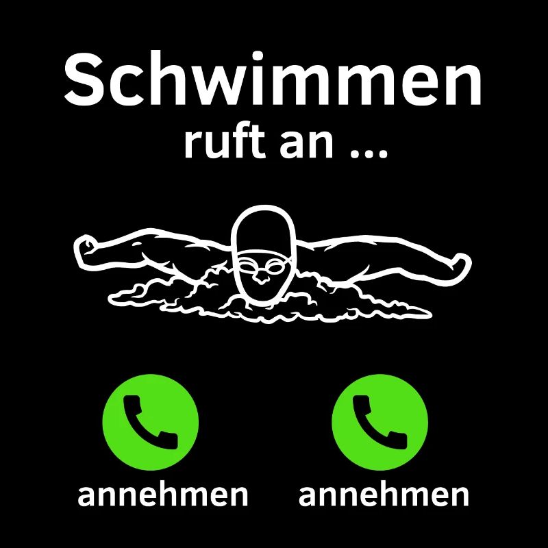 Schwimmen ruft an - annehmen oder annehmen?