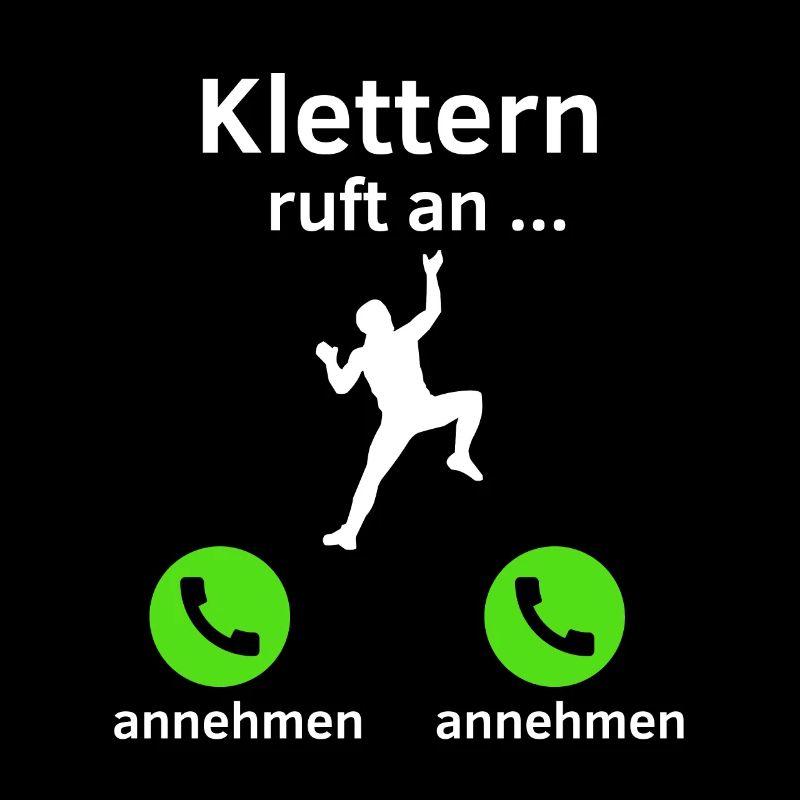 Klettern ruft an - annehmen oder annehmen?