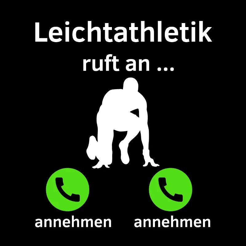 Leichtathletik ruft an - annehmen oder annehmen?