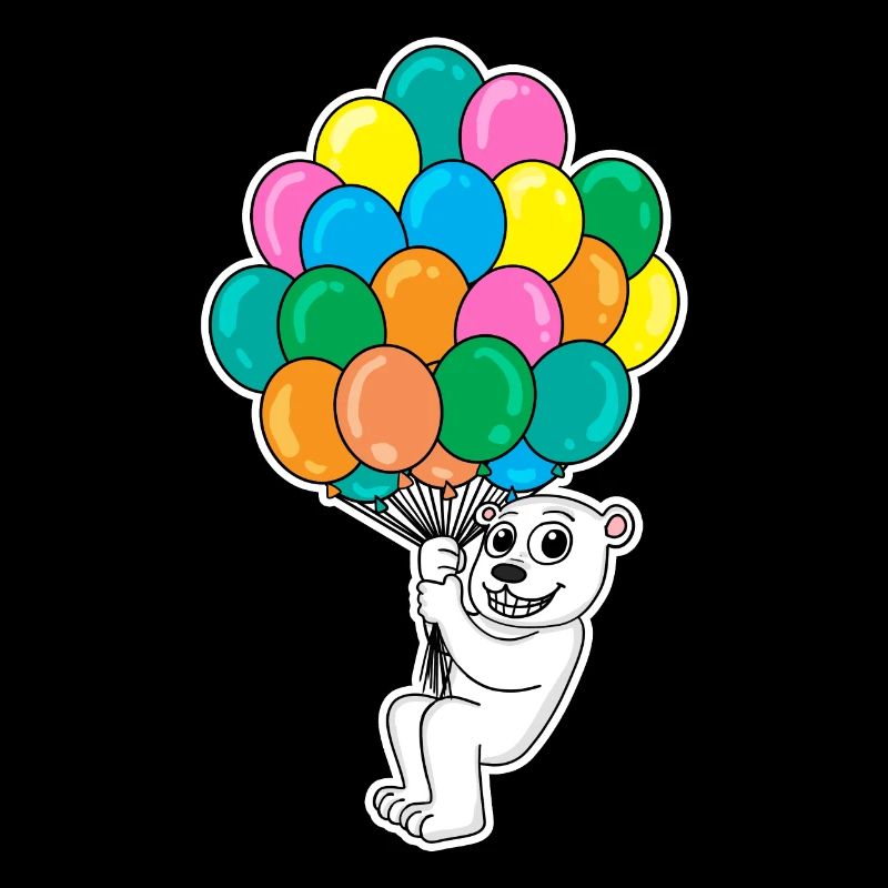 Bär Kinder Motiv Luftballon Luftballons