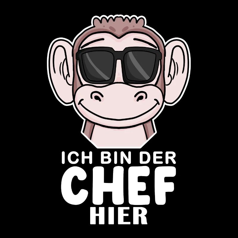 Cool Affe Chef Spruch Sonnenbrille