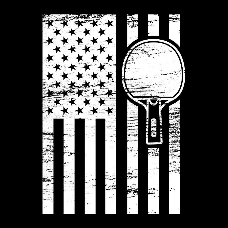 Ping Pong US Flag