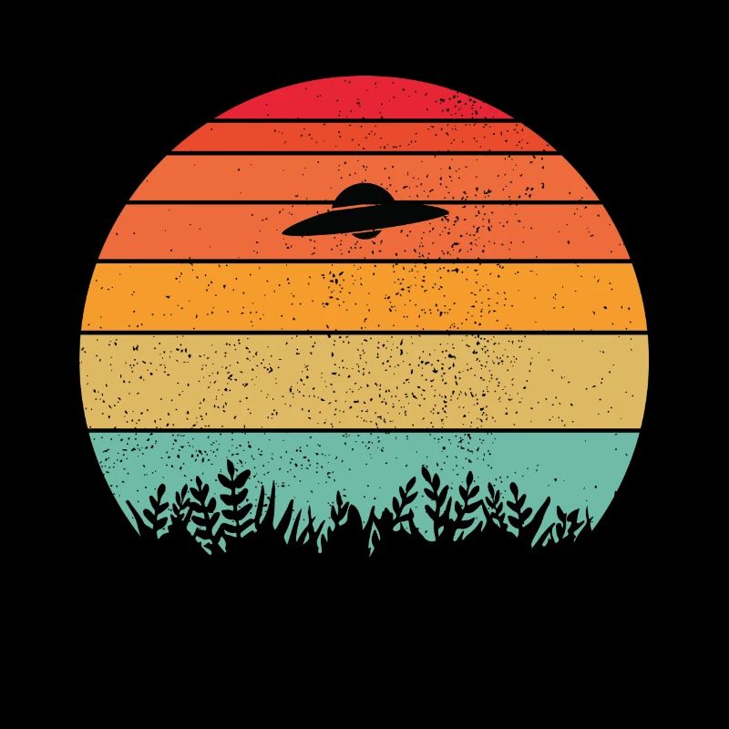 UFO Sonne Retro
