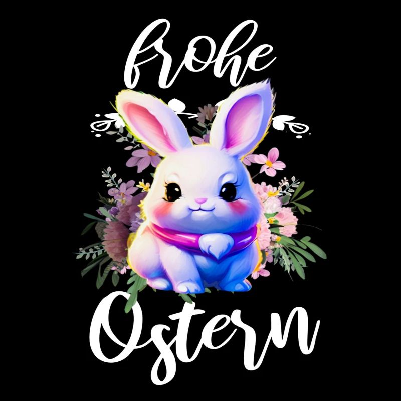 Frohe Ostern niedliche Osterhase