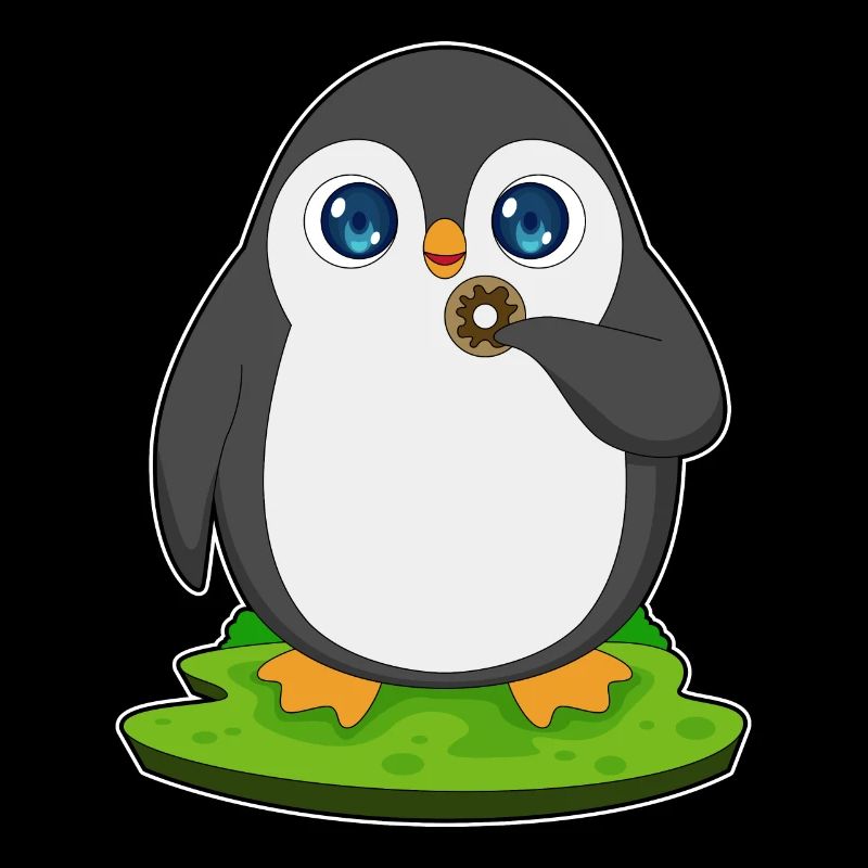 Donut pingouin