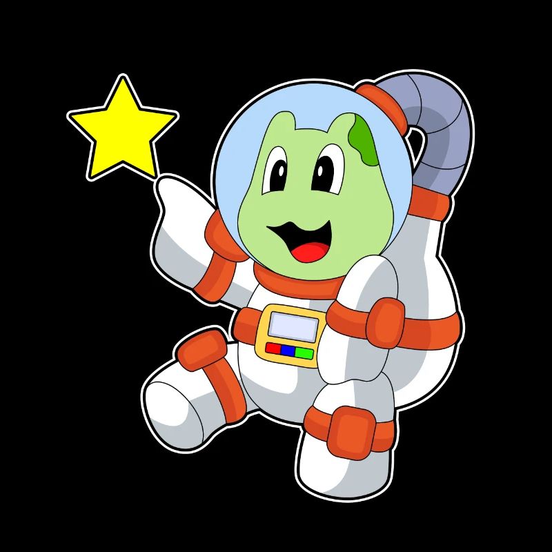Espace Turtle Astronaut