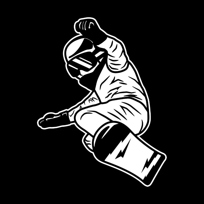 Garçon de snowboard