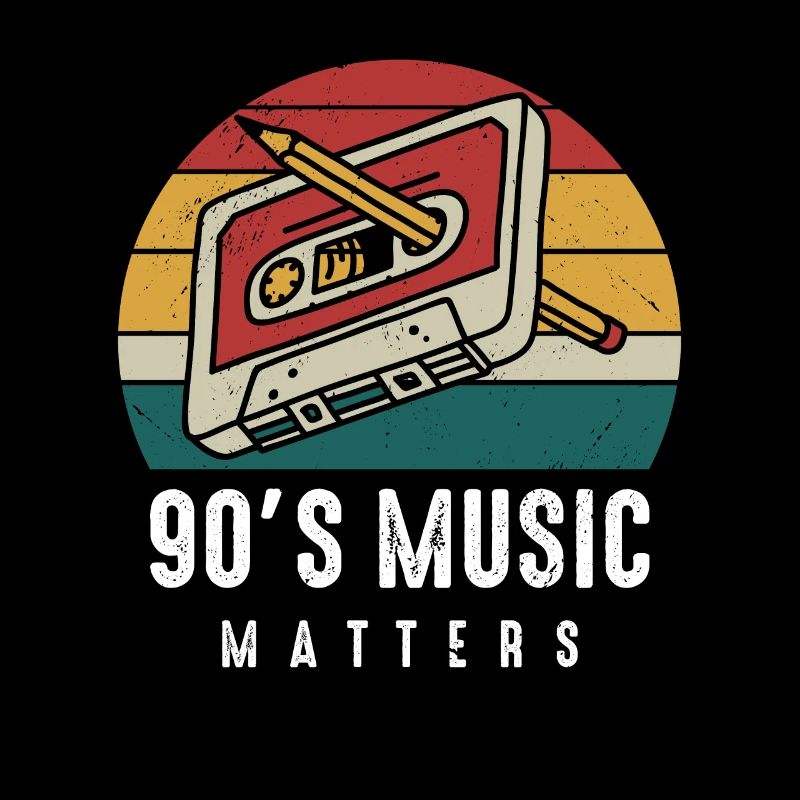 90s Music Matters-Musik Geschenkidee-Party Apparel