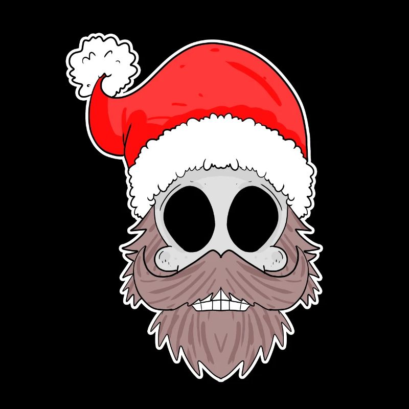 Weihnachtsmann Totenkopf