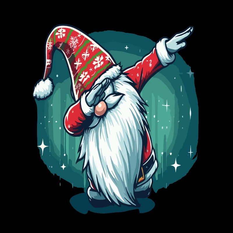 Dabbing Christmas Wichtel