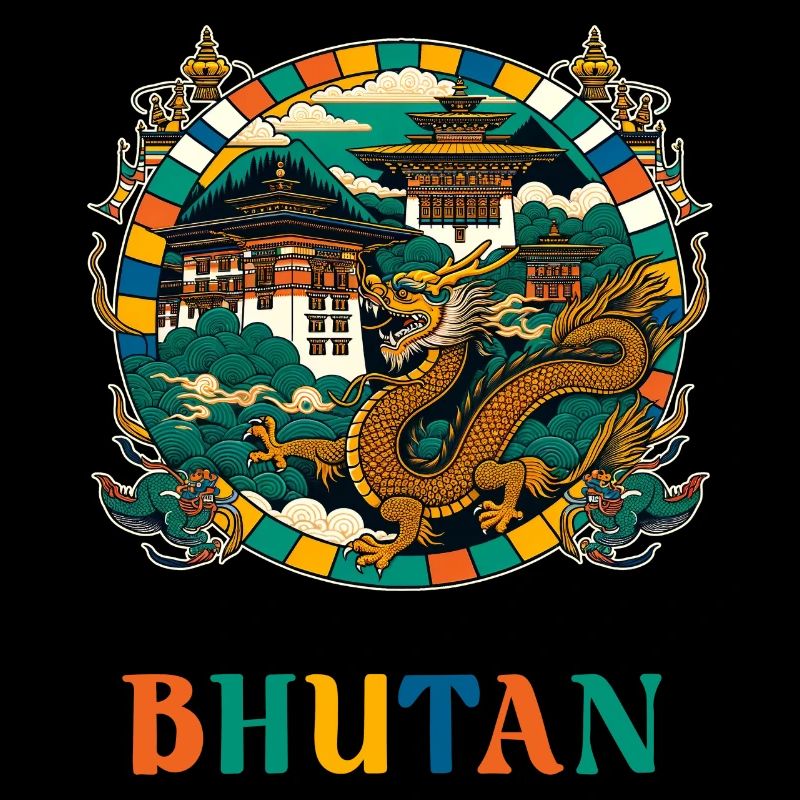 Bhutan Drache Südasien Thimphu