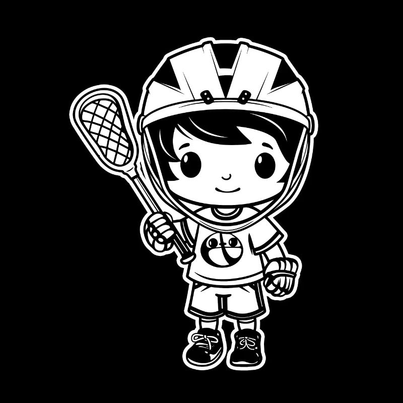 Lacrosse Junge