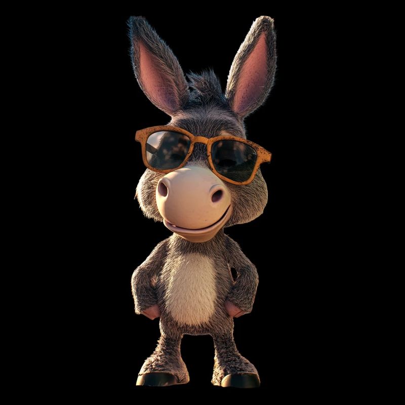 Esel Hausesel Donkey Reiten Stall Liebe Süßer Esel
