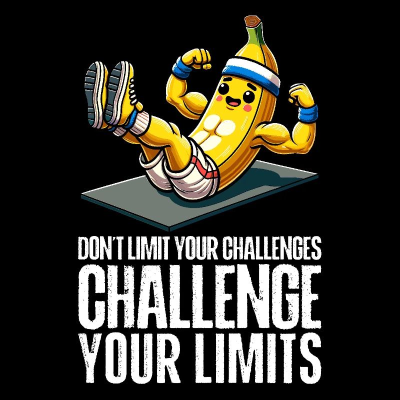 Challenge Your Limits Bodybuilder Bauchmuskeln