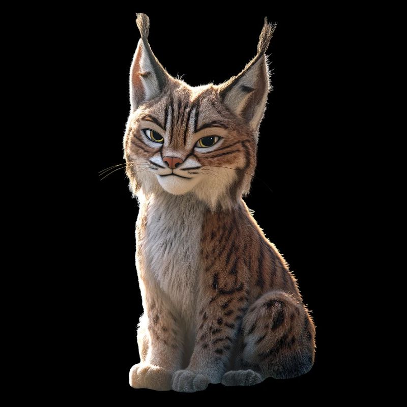 Lynx Chat sauvage Grands chats Chats Mignon Lynx