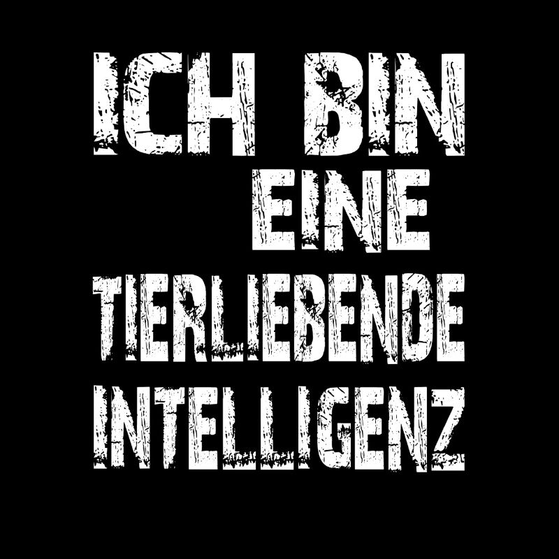 KI Spruch Ich bin eine tierliebende Intelligenz