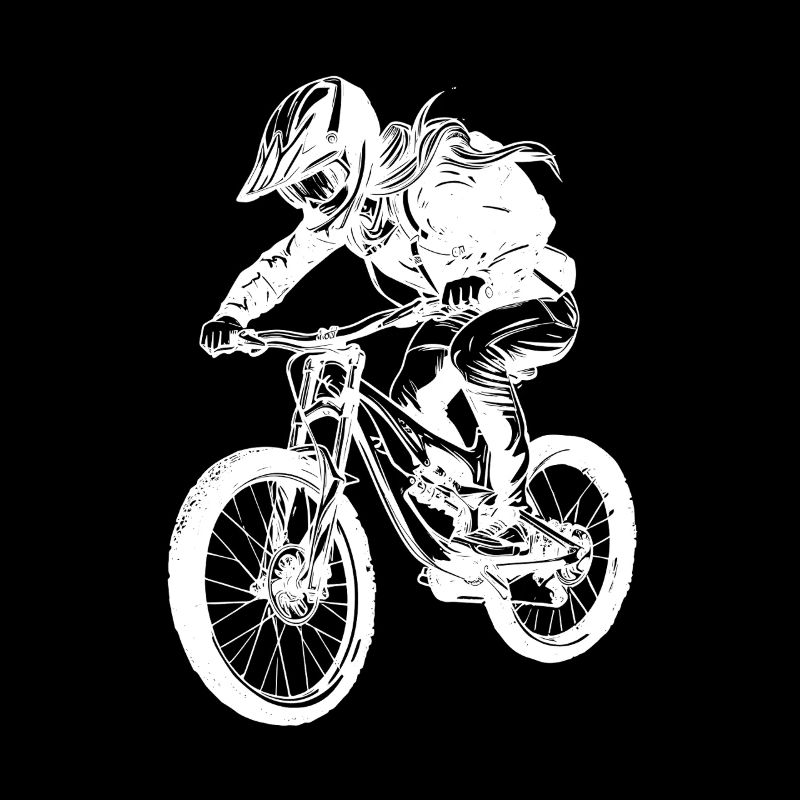 Mountain Biker Mädchen