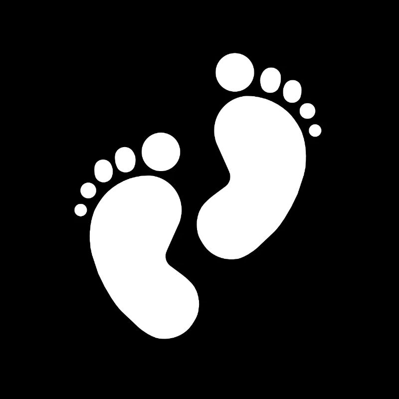 Empreinte de bébé, pieds de bébé
