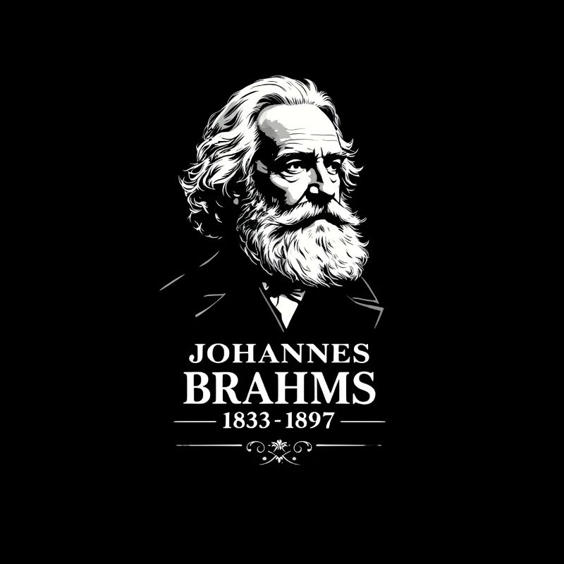 Johannes Brahms, composer, conductor, pianist