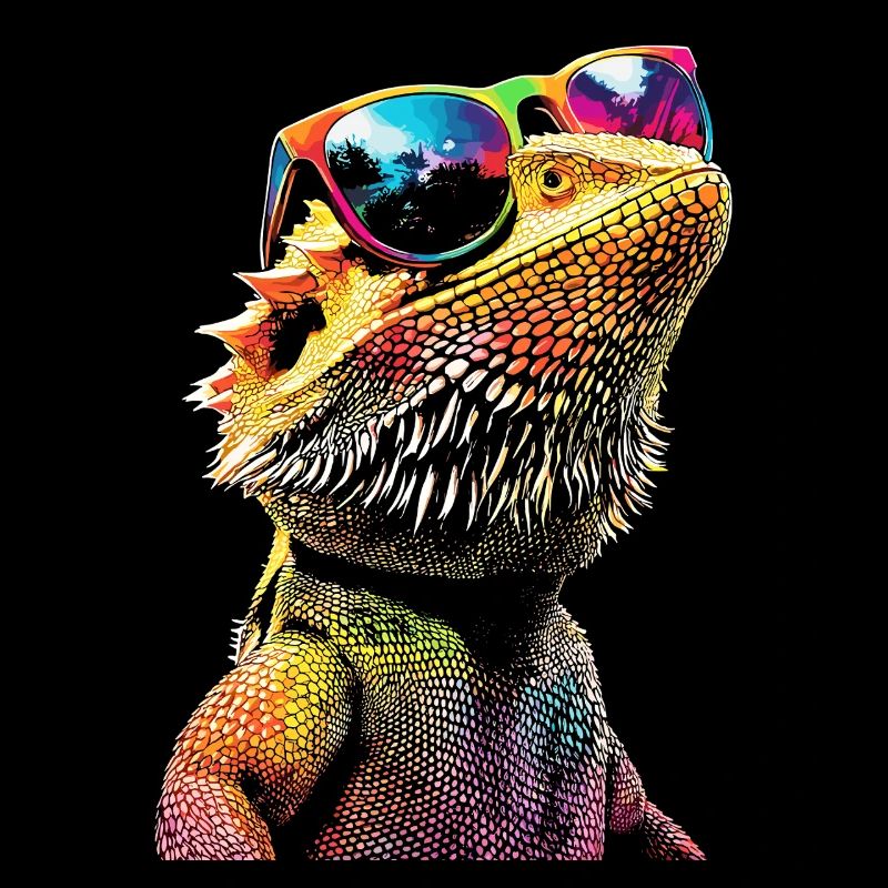 Bartagame Echse Bearded Dragon Süße Bartagamen